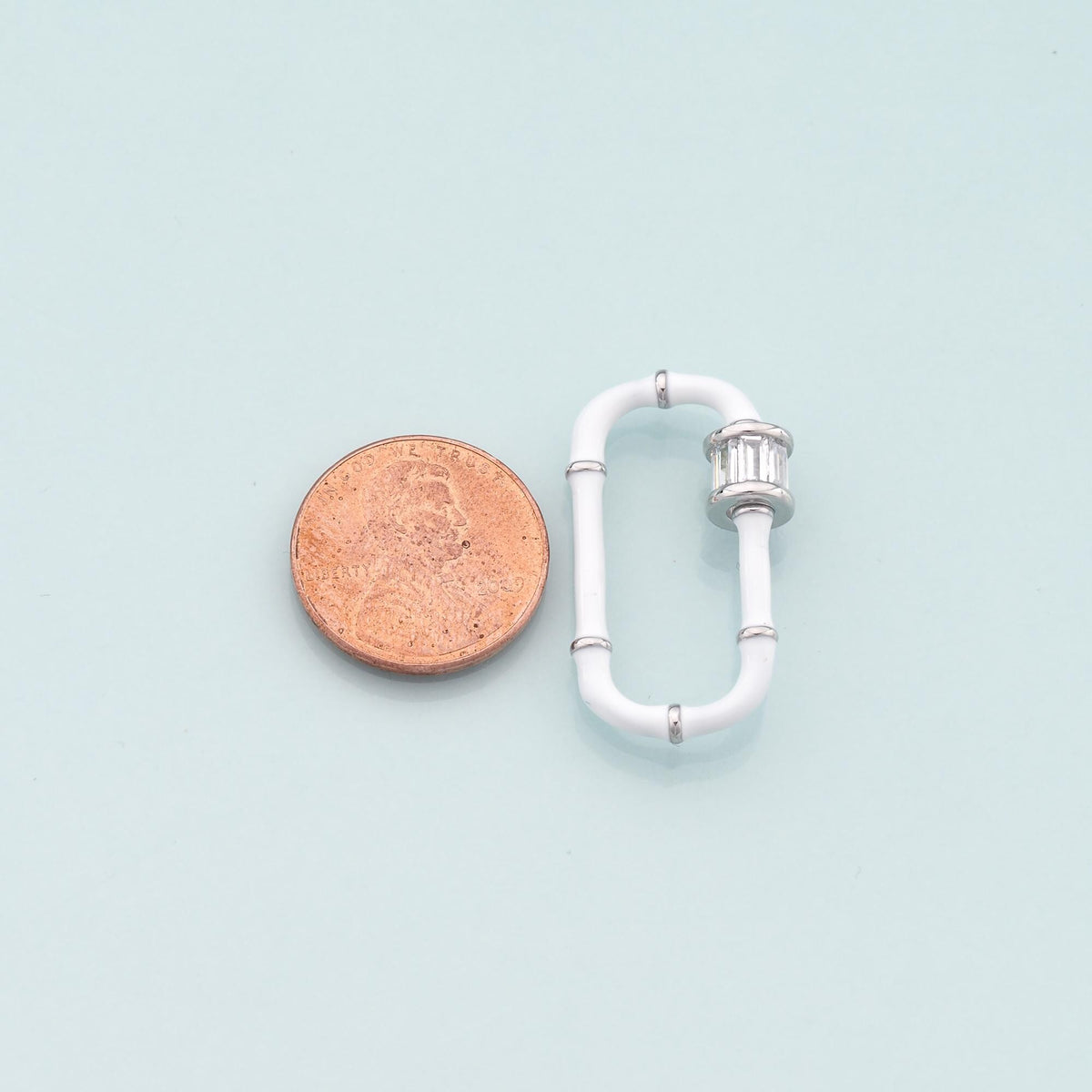 18K Gold Filled Enamel Oval Carabiner Clasp,Buckle Clasp,Carabiner Screw Clasp,Turnbuckle,for DIY Jewelry