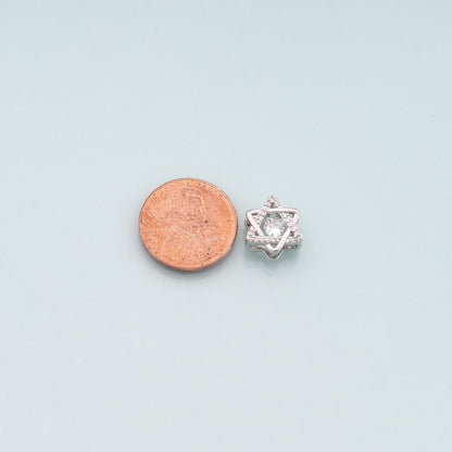 18K Gold Filled Star Charm Pendant for Jewelry Making