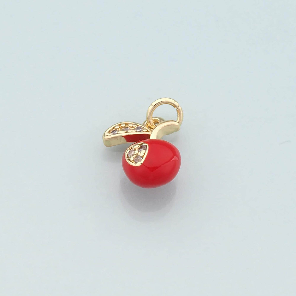 18K Gold Filled Enamel Charm Pendant for Jewelry Making