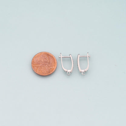 18K Gold Filled Huggie Hoop Earrings for Jewelry Making
