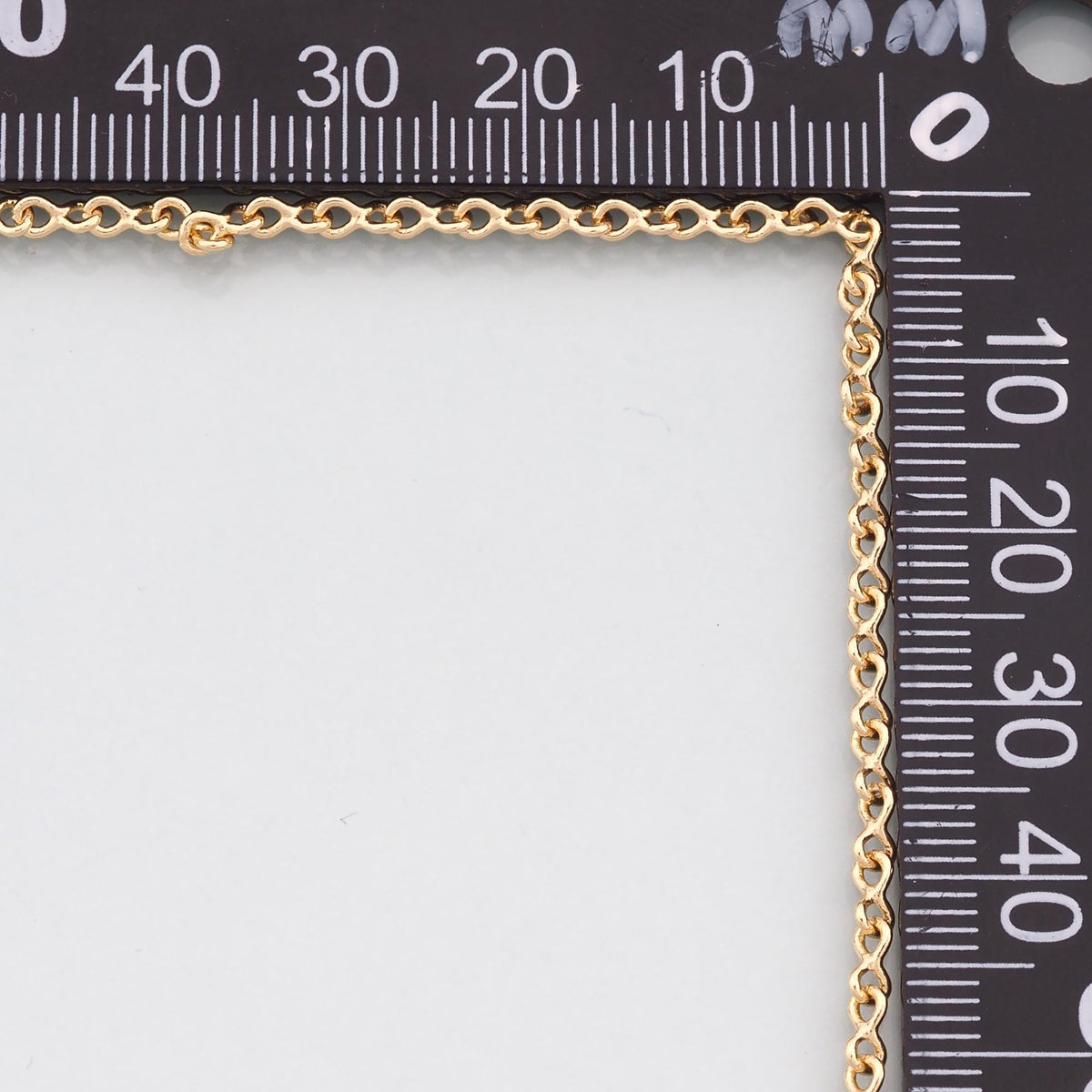 Gold Geometry Chain,18K Gold Filled Geometry for Necklace Bracelet DIY Jewelry Making Supply