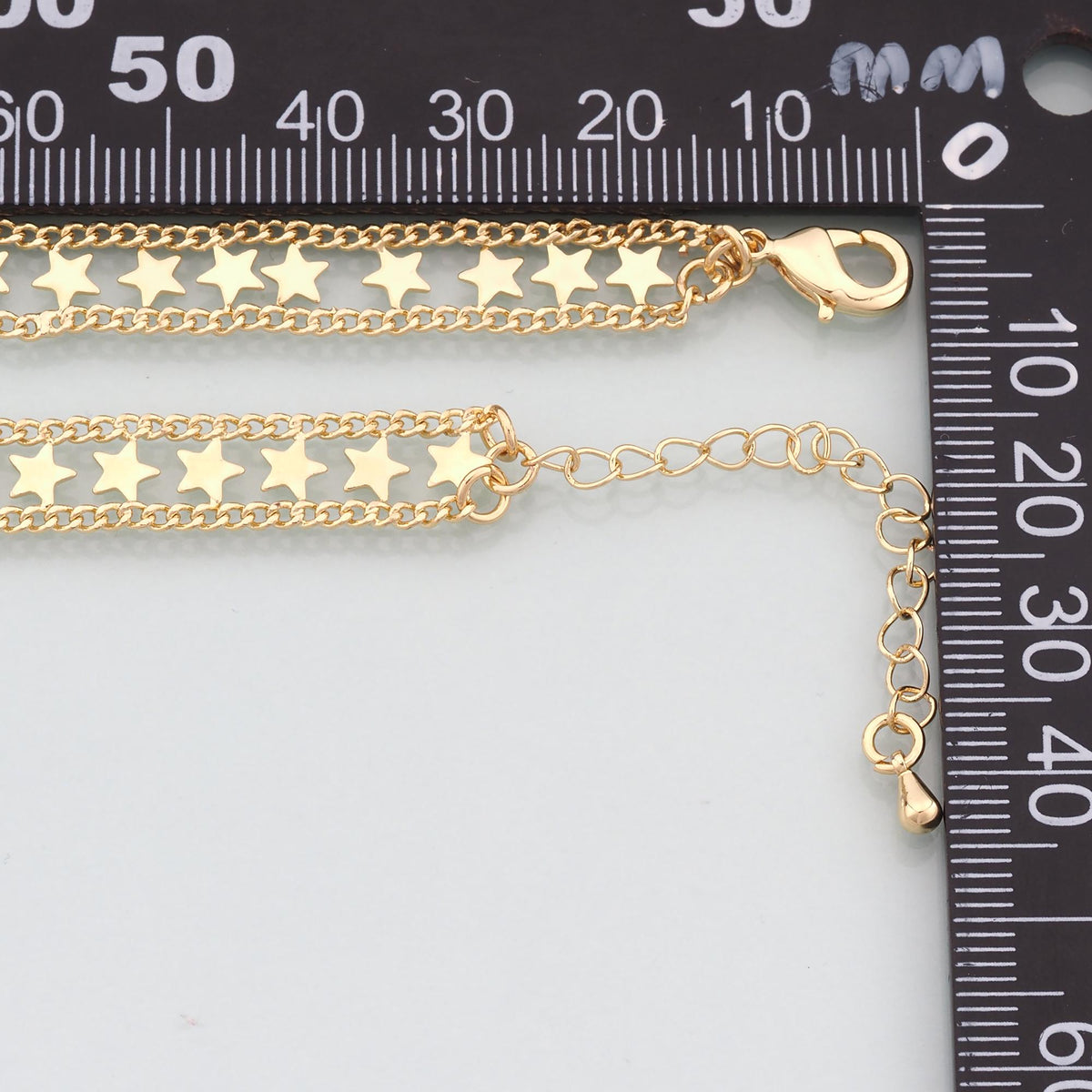 18K Gold Filled Star Jewelry Chain 2 in for Jewelry Making