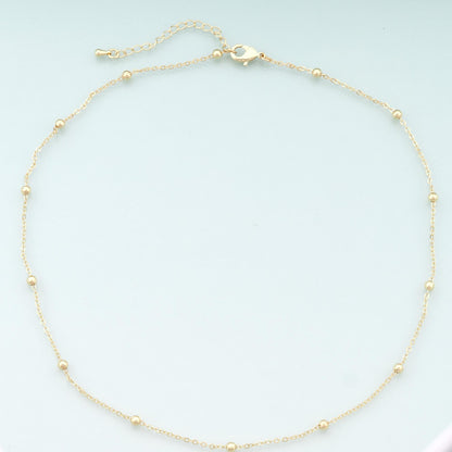 18K Gold Filled Ball Chain 2 in for Jewelry Making
