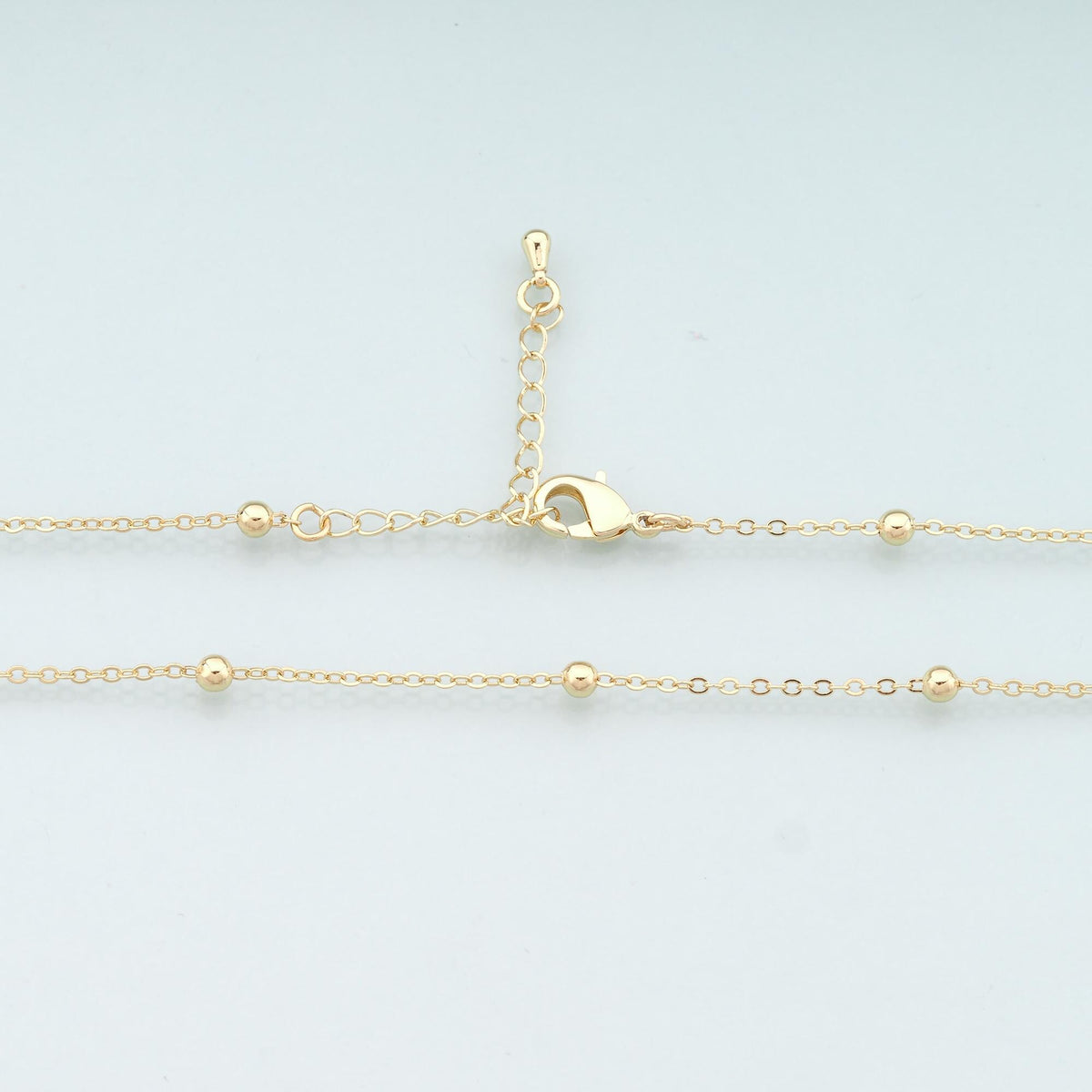 18K Gold Filled Ball Chain 2 in for Jewelry Making