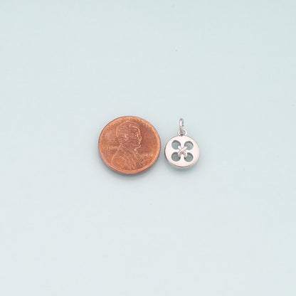 18K Gold Filled Hand Charm Pendant for Jewelry Making