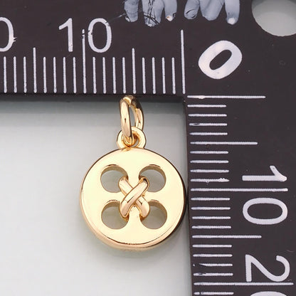 18K Gold Filled Hand Charm Pendant for Jewelry Making