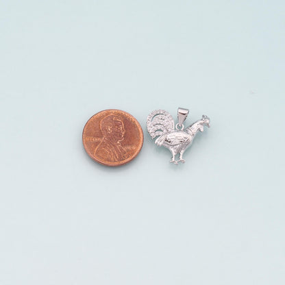 18K Gold Filled Cubic Zirconia Charm Pendant for Jewelry Making