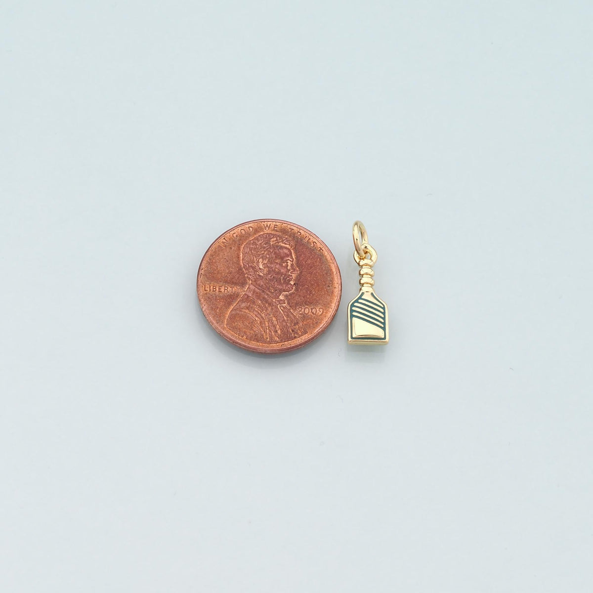 18K Gold Filled Enamel Charm Pendant for Jewelry Making