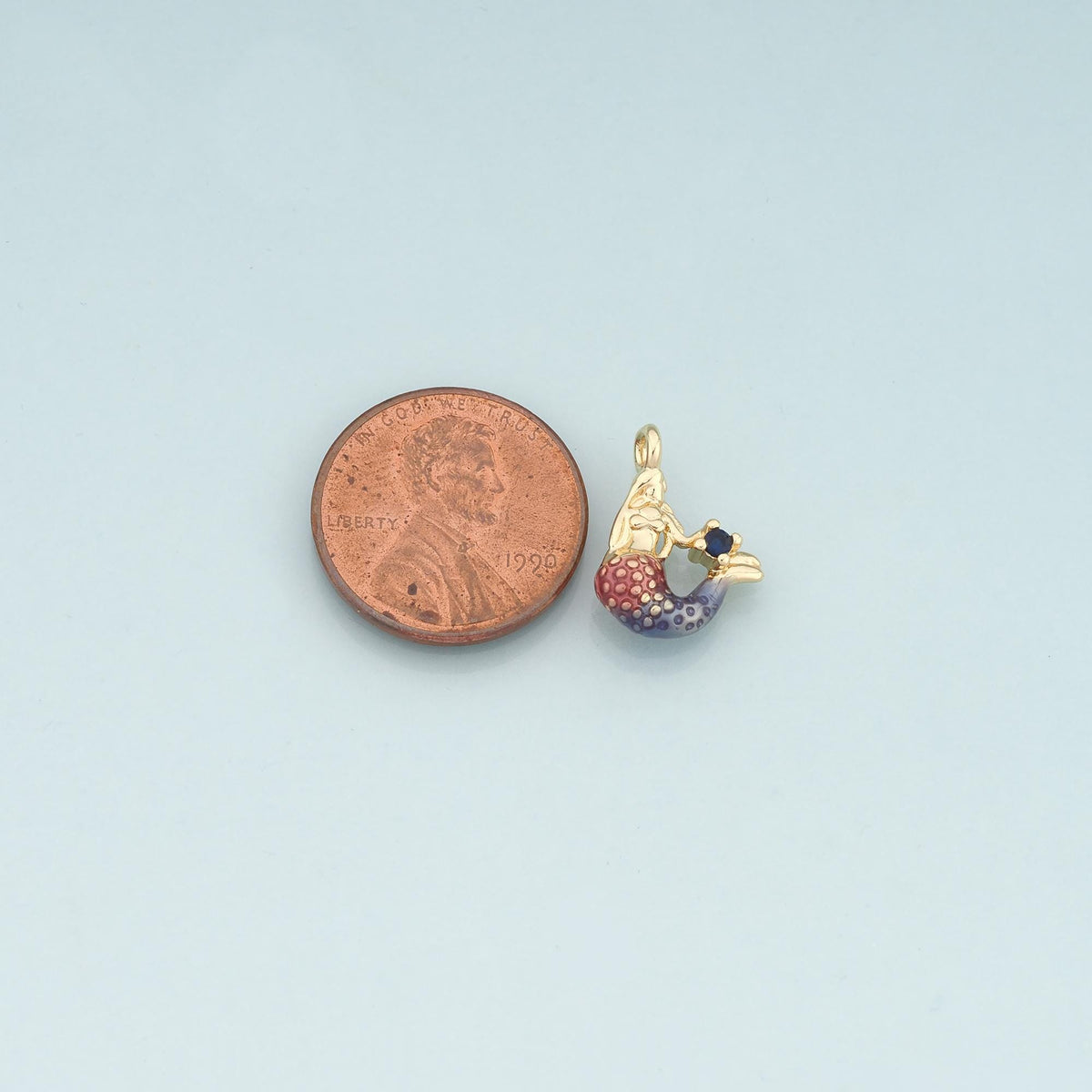 18K Gold Filled Charm Pendant for Jewelry Making