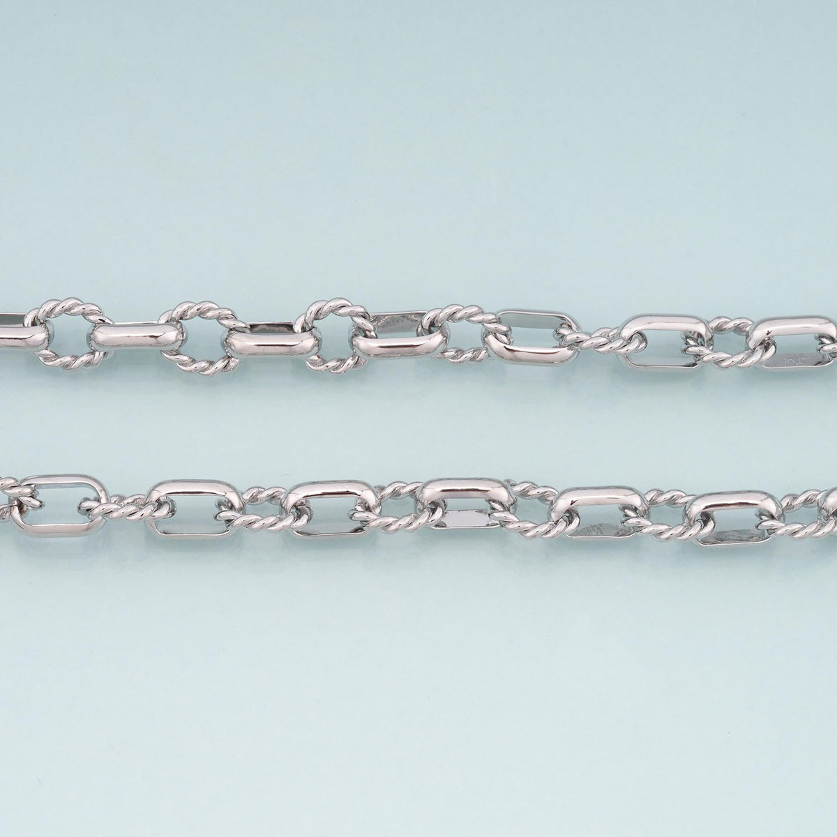 Gold Twist Chain,18K Gold Filled Oval Chain for Necklace Bracelet DIY Jewelry Making Supply