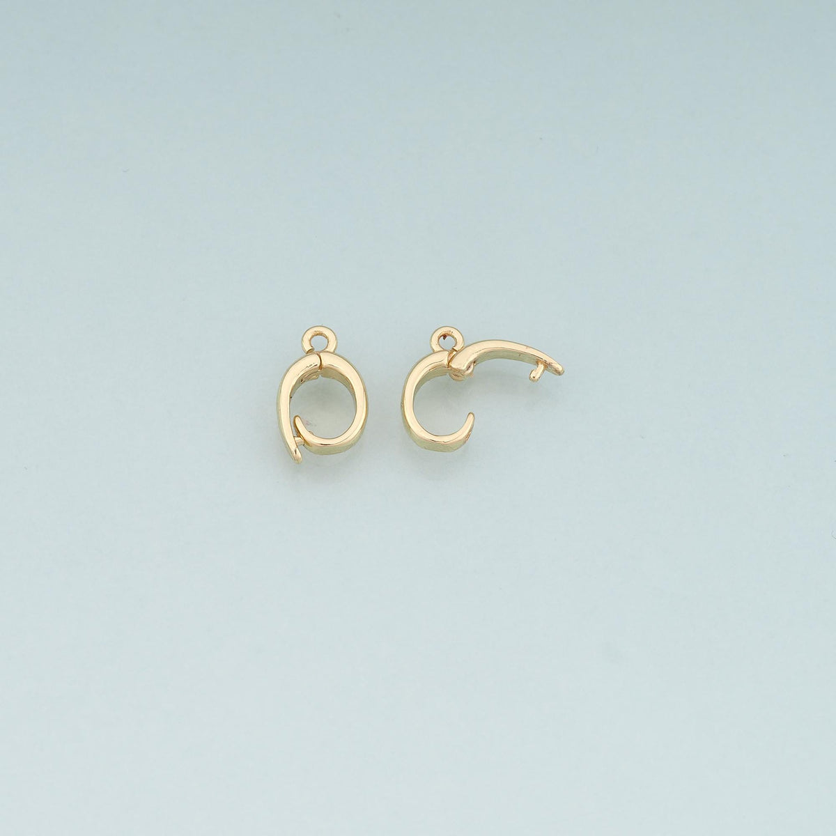 18K Gold Filled Heart Charm Pendant for Jewelry Making