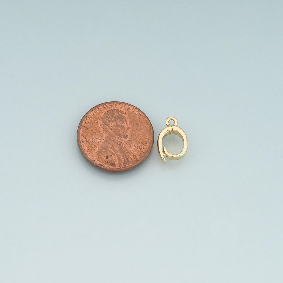 18K Gold Filled Heart Charm Pendant for Jewelry Making