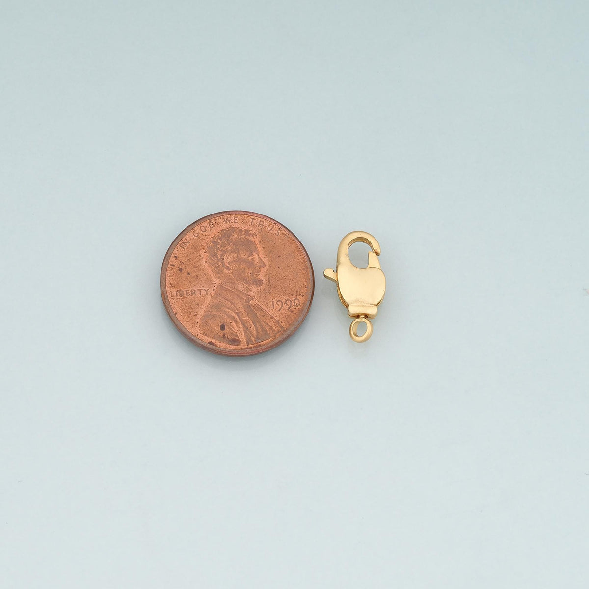 Gold Clasp,18K Gold Filled Lobster Clasp Gold Lobster Claw for DIY Jewelry Finding Necklace Bracelet