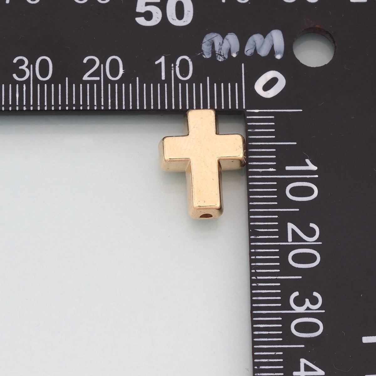 18K Gold Filled Cross Spacer Beads for Jewelry Making