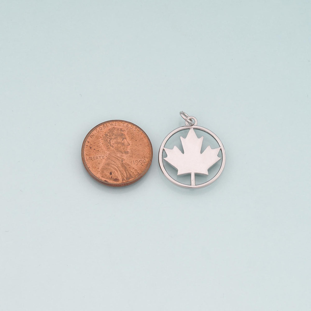 18K Gold Filled Leaf Charm Pendant for Jewelry Making