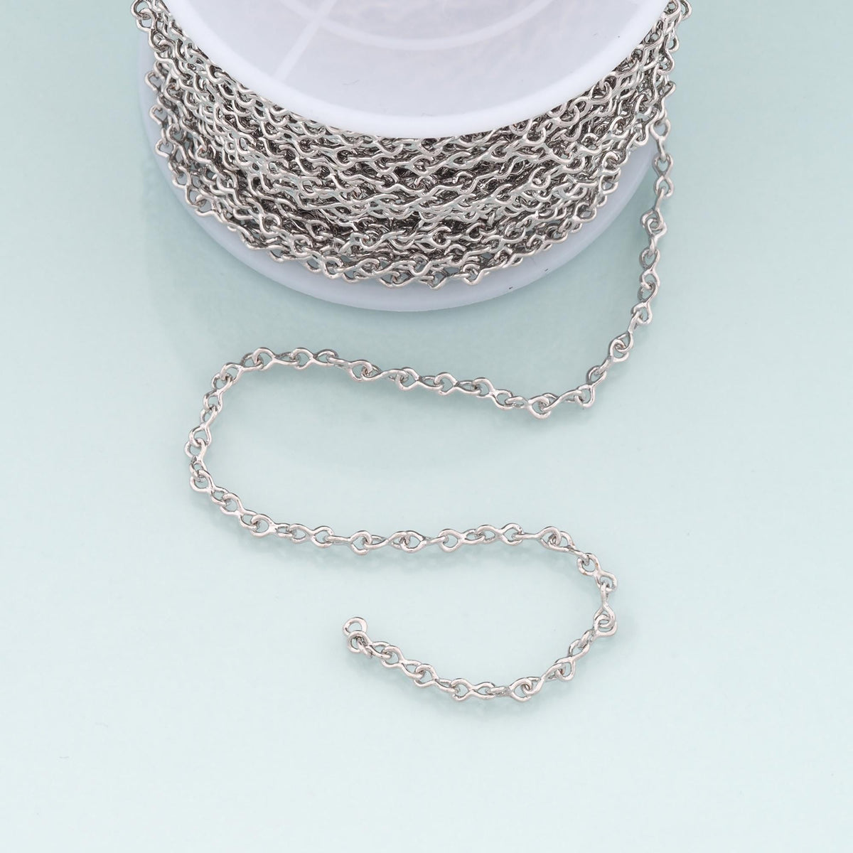 Gold Knot Chain,18K Gold Filled Oval Chain for Necklace Bracelet DIY Jewelry Making Supply