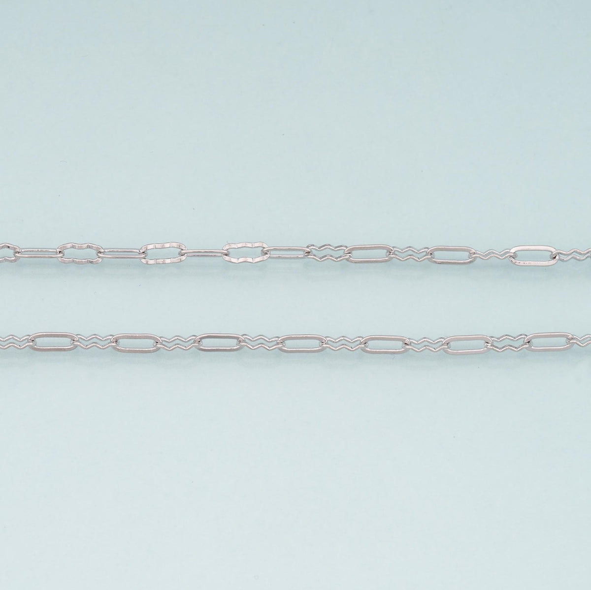 Gold Wave Chain,18K Gold Filled Oval Chain for Necklace Bracelet DIY Jewelry Making Supply