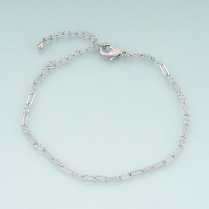 Gold Adjustable Chain,18K Gold Filled Oval Bracelet,Semi Finished Bracelets,Bracelets for Jewelry Making