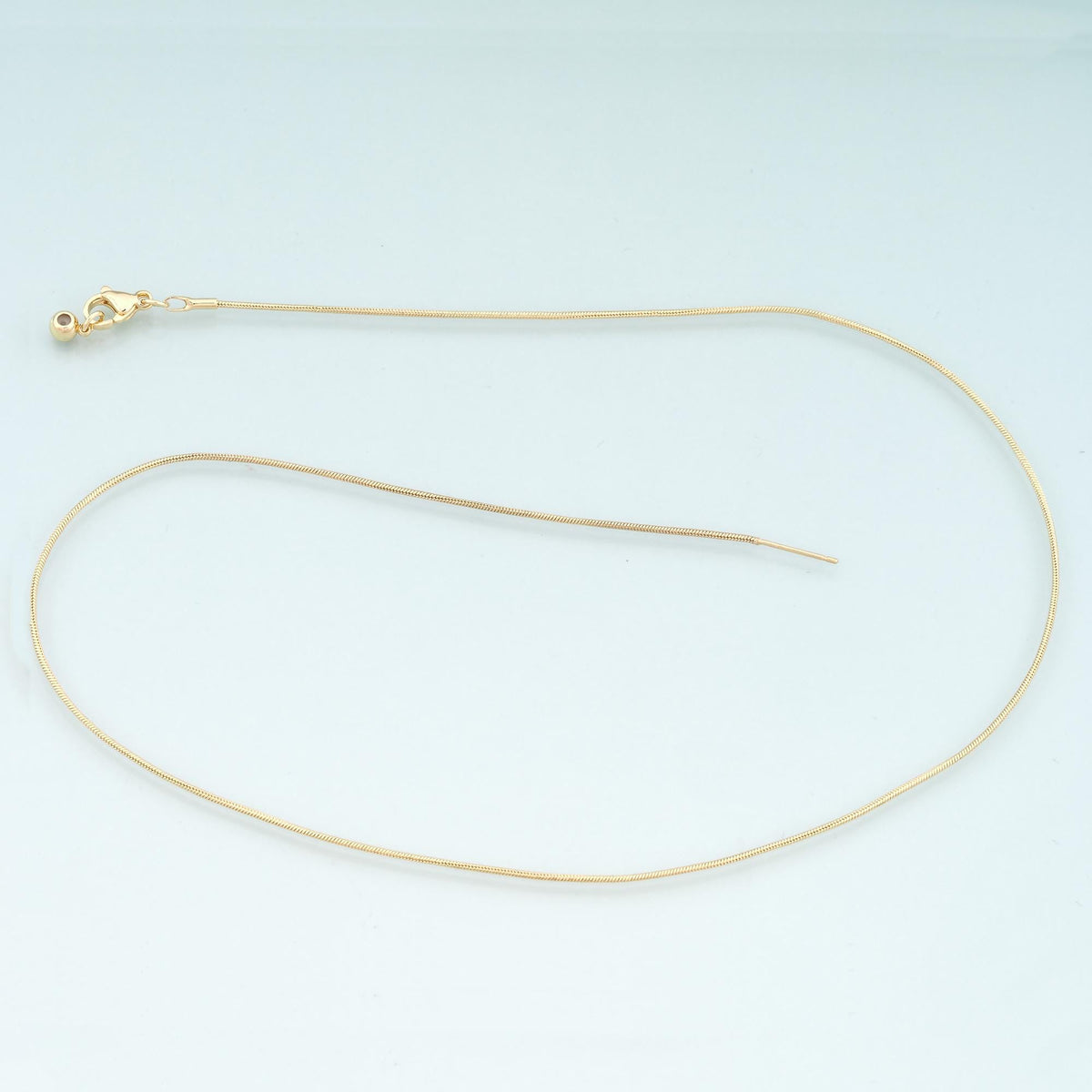18K Gold Filled Snake Snake Chain 2 in for Jewelry Making