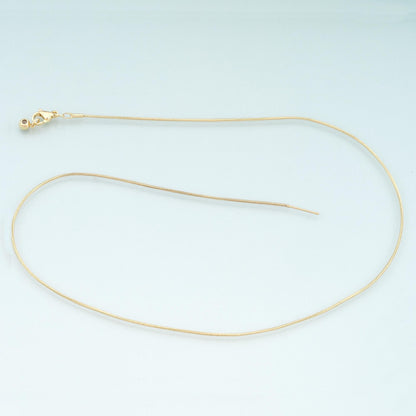 18K Gold Filled Snake Snake Chain 2 in for Jewelry Making