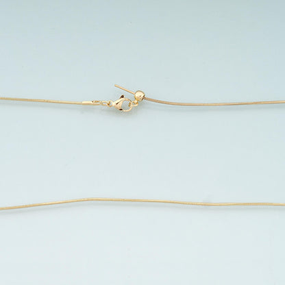 18K Gold Filled Snake Snake Chain 2 in for Jewelry Making