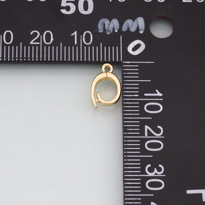 18K Gold Filled Heart Charm Pendant for Jewelry Making