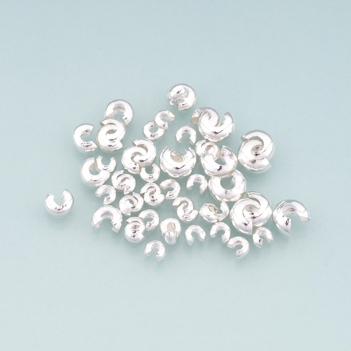 925 Sterling Silver Jewelry Beads 4 mm, 5 mm for Jewelry Making