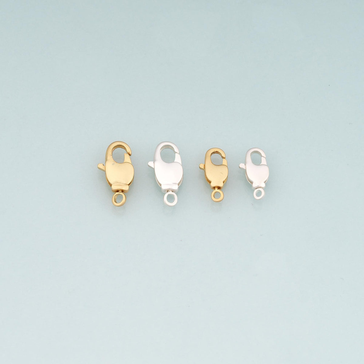 Gold Clasp,18K Gold Filled Lobster Clasp Gold Lobster Claw for DIY Jewelry Finding Necklace Bracelet