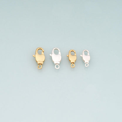 Gold Clasp,18K Gold Filled Lobster Clasp Gold Lobster Claw for DIY Jewelry Finding Necklace Bracelet