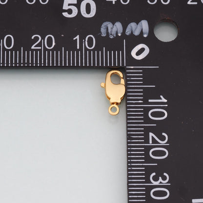 Gold Clasp,18K Gold Filled Lobster Clasp Gold Lobster Claw for DIY Jewelry Finding Necklace Bracelet