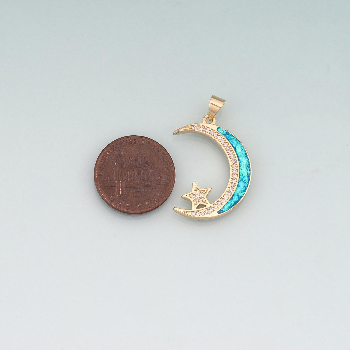 18K Gold Filled Star Charm Pendant for Jewelry Making