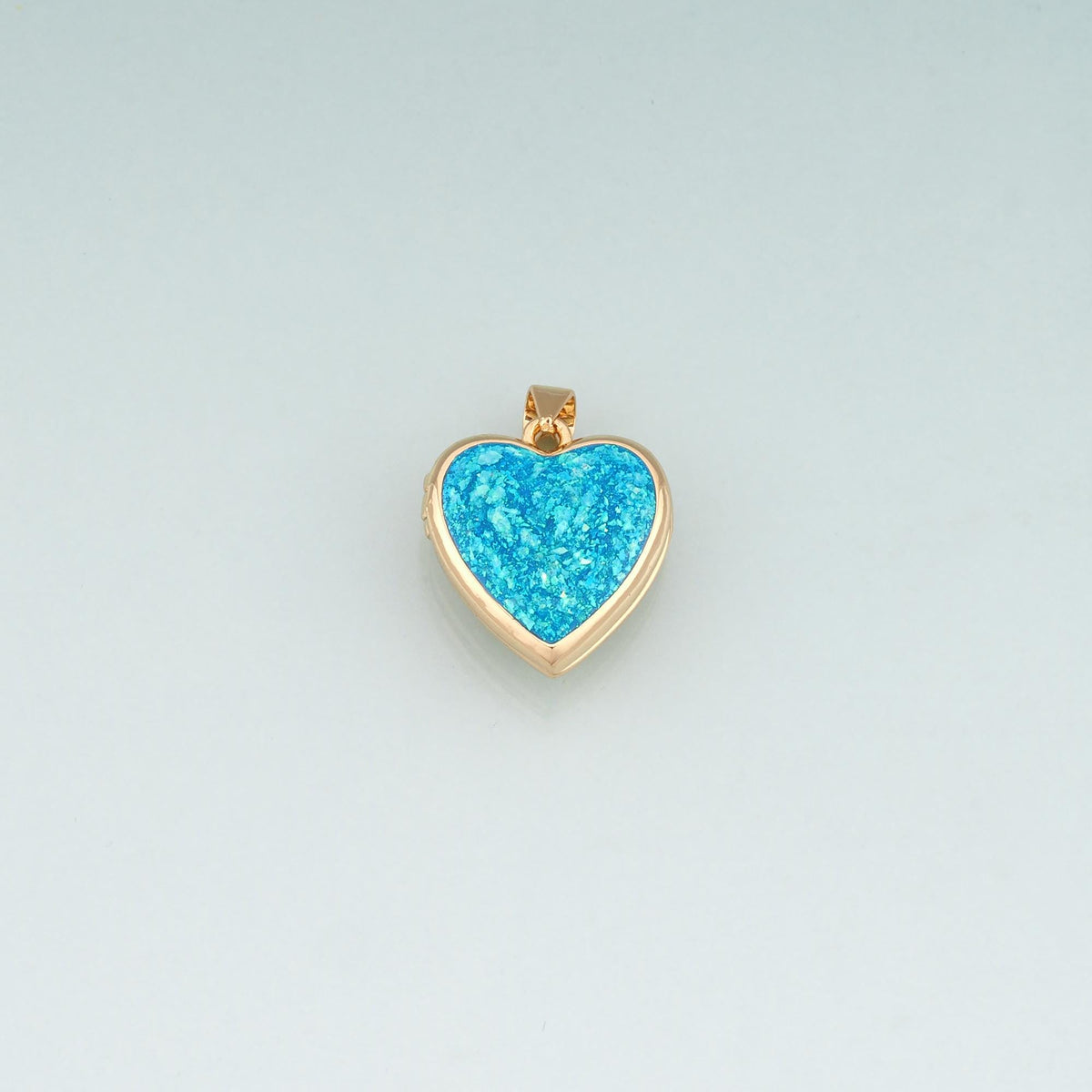 Gold Opal Openable Heart Round Locket Charms,18K Gold Filled Heart Pendant Charm Bracelet Necklace for DIY Jewelry Making Sup