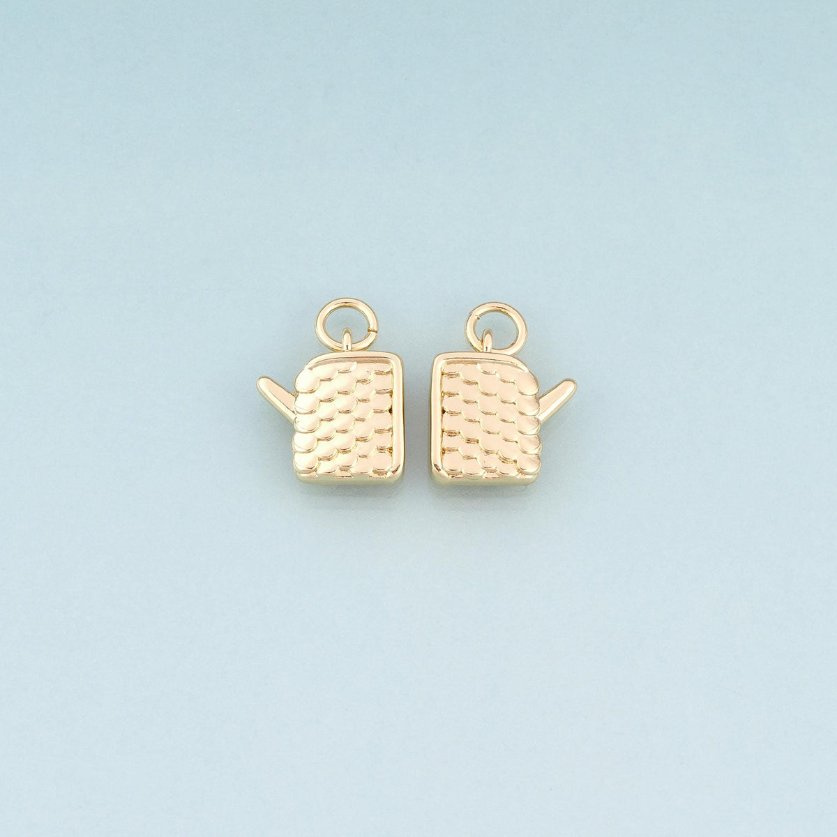 18K Gold Filled Charm Pendant for Jewelry Making