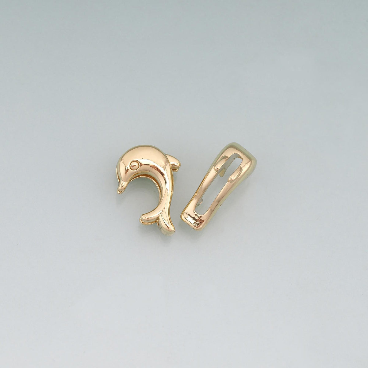 18K Gold Filled Dolphin Charm Pendant for Jewelry Making