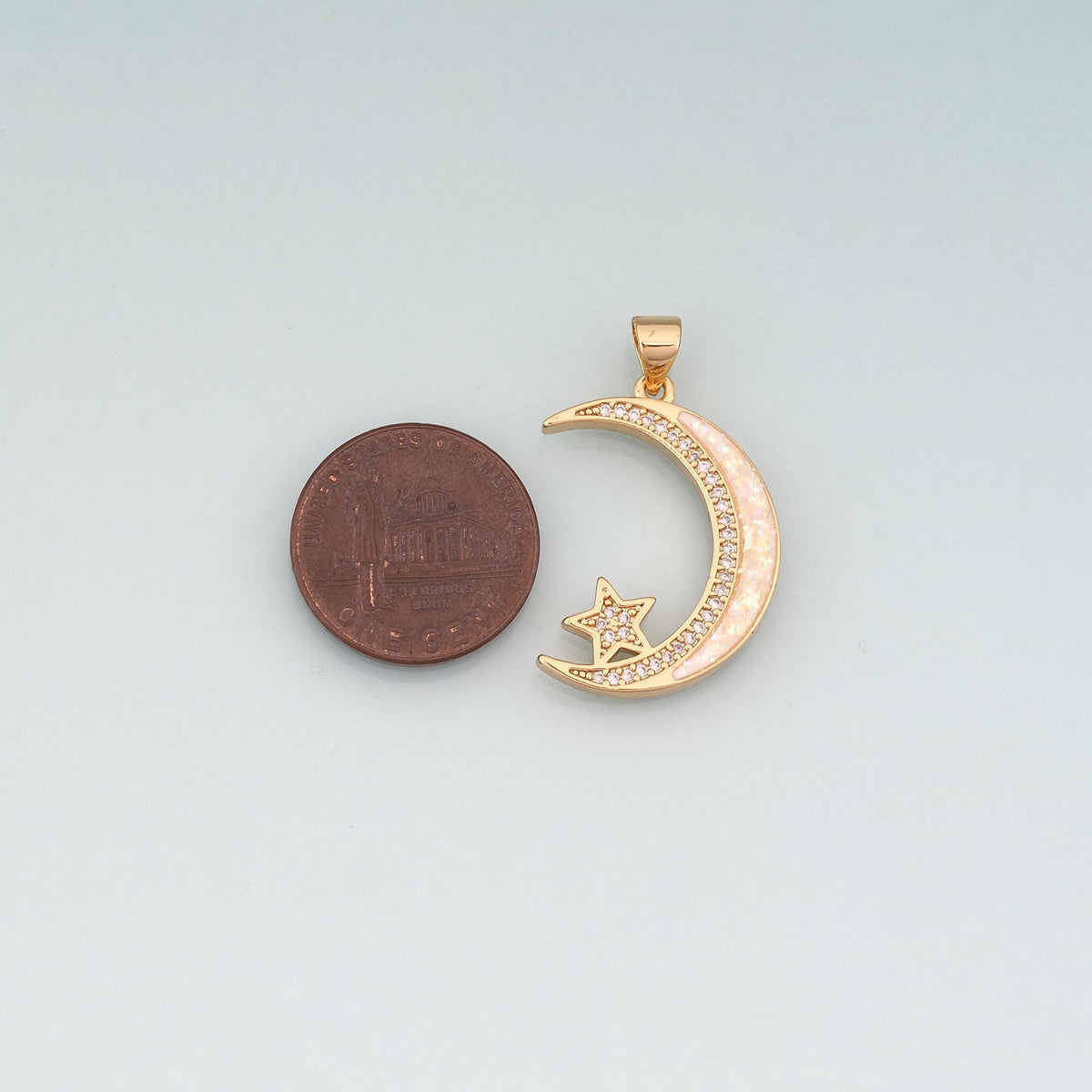 18K Gold Filled Star Charm Pendant for Jewelry Making