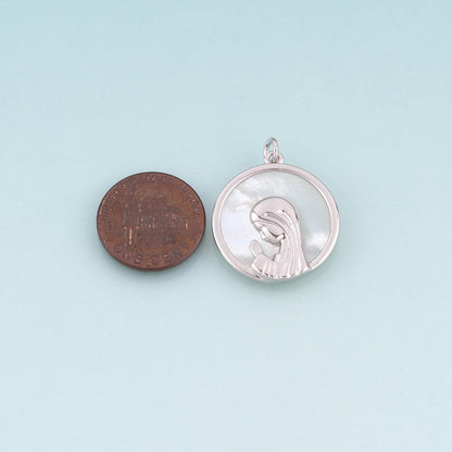 18K Gold Filled Shell Charm Pendant for Jewelry Making