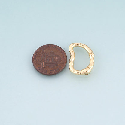 18K Gold Filled Charm Pendant for Jewelry Making