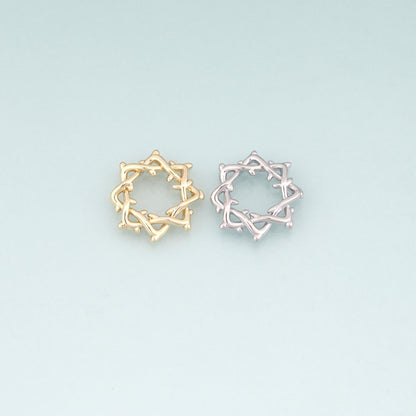 18K Gold Filled Star Charm Pendant for Jewelry Making
