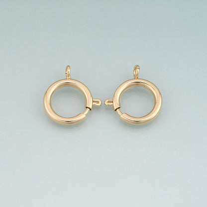 18K Gold Filled Round Connector 18 mm, 16 mm for Jewelry Making