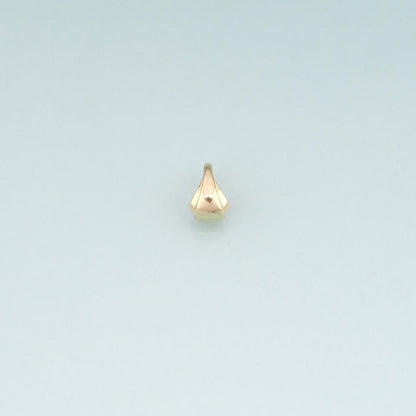 18K Gold Filled Droplet Pendant,Exquisite Charm Bracelet Necklace for DIY Jewelry Making Supply