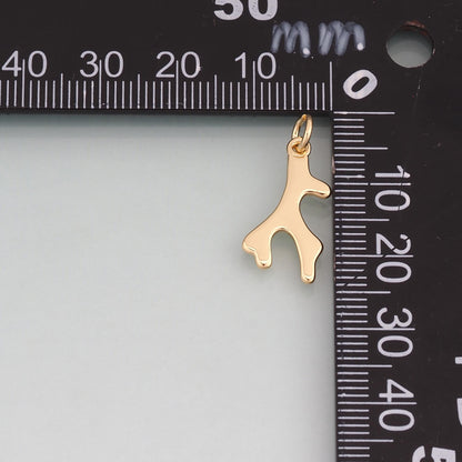 18K Gold Filled Hand Charm Pendant for Jewelry Making