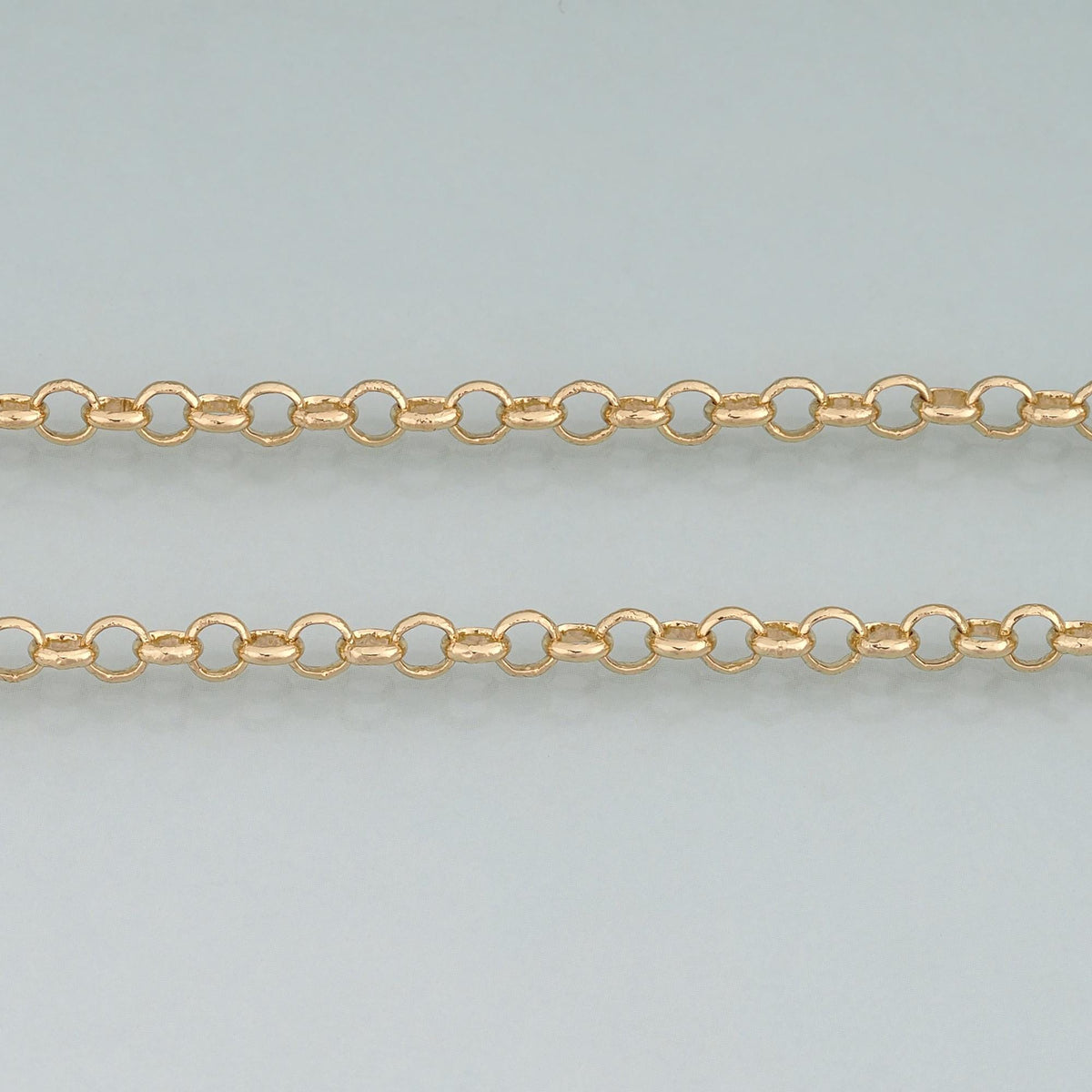 18K Gold Filled Round Chain,Round Chain Bracelet Necklace for DIY Jewelry Making Supply