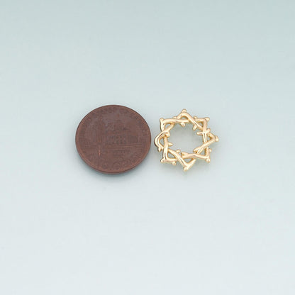 18K Gold Filled Star Charm Pendant for Jewelry Making