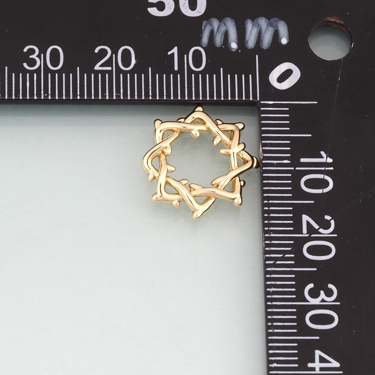 18K Gold Filled Star Charm Pendant for Jewelry Making