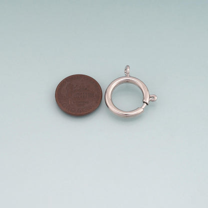 18K Gold Filled Round Connector 18 mm, 16 mm for Jewelry Making