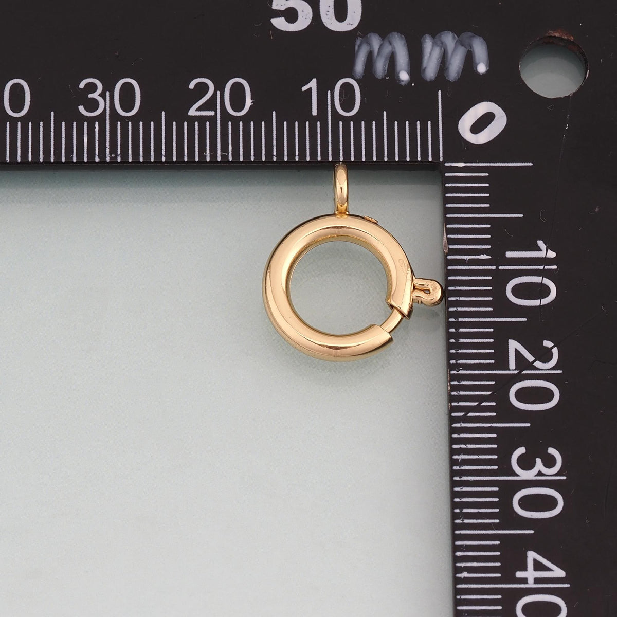 18K Gold Filled Round Connector Ring,Round Connector Bracelet Necklace for DIY Jewelry Making Supply