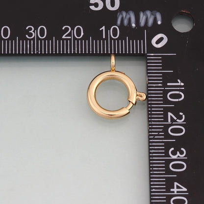 18K Gold Filled Round Connector Ring,Round Connector Bracelet Necklace for DIY Jewelry Making Supply
