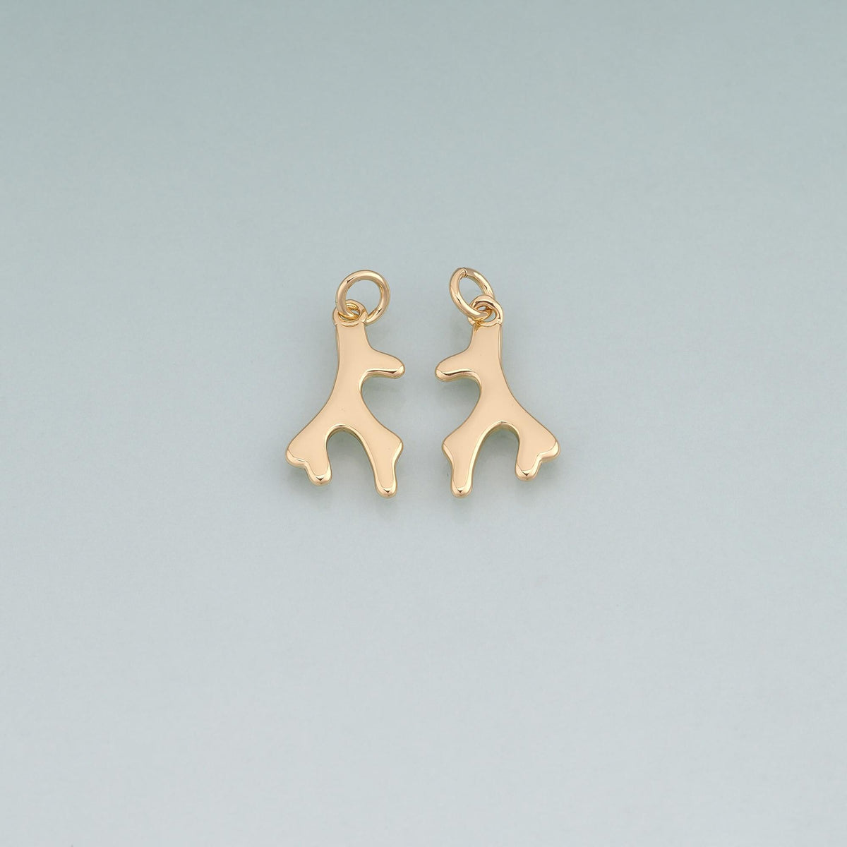 18K Gold Filled Hand Charm Pendant for Jewelry Making