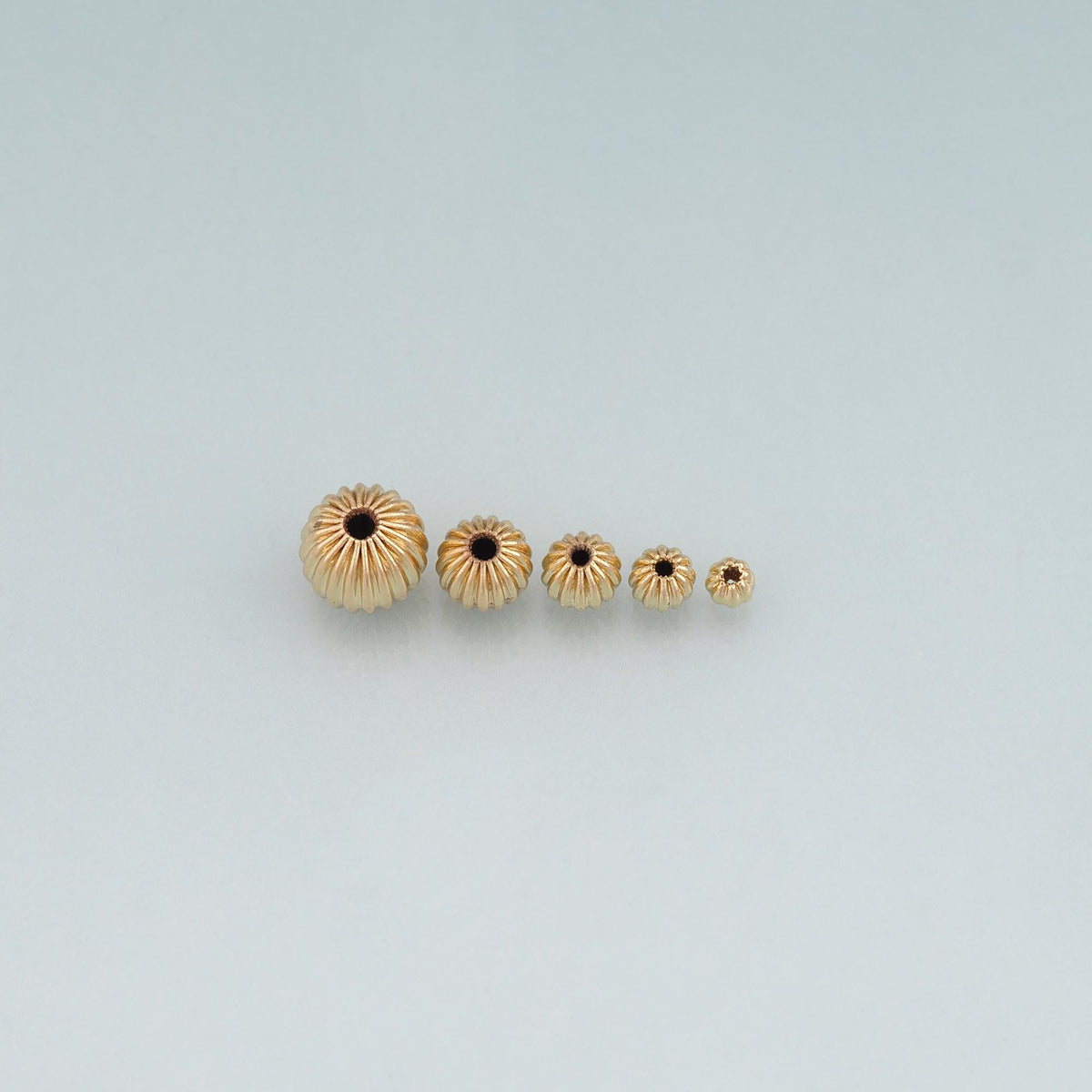18K Gold Filled Round Round Beads 8 mm, 6 mm for Jewelry Making