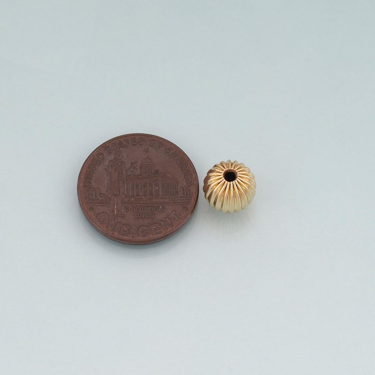 18K Gold Filled Round Round Beads 8 mm, 6 mm for Jewelry Making